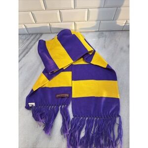Vintage Chaps Ralph Lauren Winter Scarf Purple And Gold Minnesota Vikings Colors